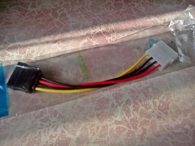 Лот: 3257837. Фото: 1. переходник Molex - Sata. для жетких... Шлейфы, кабели, переходники