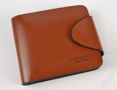 Лот: 2489829. Фото: 1. Кожаный кошелёк HARRMS Collection. Бумажники, кошельки, портмоне