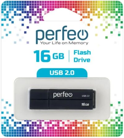 Лот: 24948893. Фото: 1. Флеш-накопитель USB2.0 16Gb Perfeo... USB-флеш карты