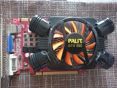 Лот: 17464239. Фото: 1. Видеокариа GTX 560 1024M GDDR... Видеокарты