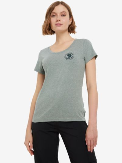 Лот: 22447455. Фото: 1. Футболка женская Fjallraven, Зеленый. Другое (спортивная одежда)