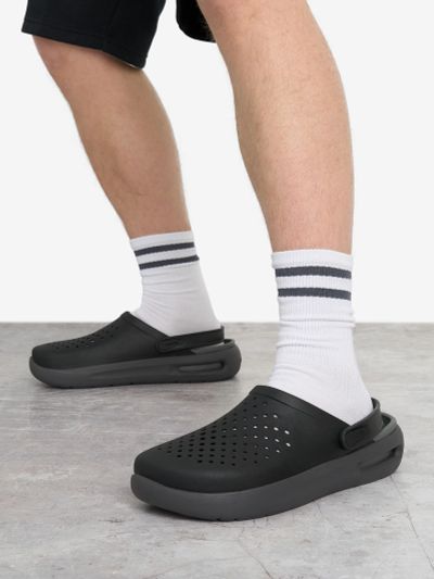 Лот: 25367840. Фото: 1. Сабо мужские Crocs InMotion, Черный. Шлепанцы, сланцы