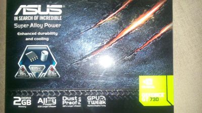 Лот: 6642012. Фото: 1. Видеокарта Asus GeForce GT-730... Видеокарты