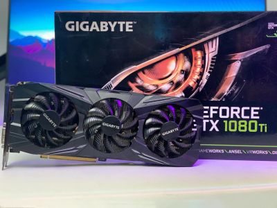 Лот: 22176765. Фото: 1. Видеокарта Gigabyte GTX 1080 Ti... Видеокарты