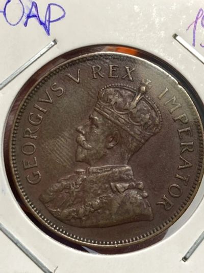 Лот: 19490719. Фото: 1. ЮАР 1 пенни, 1934. Африка