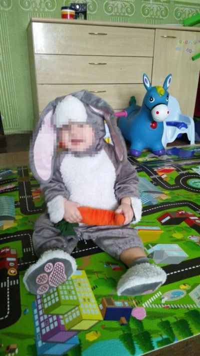 Лот: 10771736. Фото: 1. Новогодний костюм зайчика. Детские карнавальные, праздничные костюмы