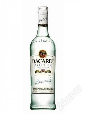 Лот: 849215. Фото: 1. Ром Bacardi Carta Blanca 1L. Красноярск
