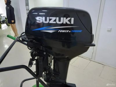 Лот: 25362710. Фото: 1. 2х-тактный лодочный мотор SUZUKI... Лодочные моторы