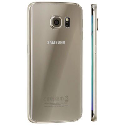 Лот: 10131843. Фото: 1. Samsung galaxy s6 edge 32gb Platinum... Смартфоны