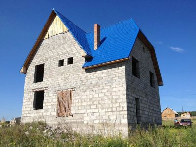 Лот: 3129306. Фото: 1. Дом в Емельяново (недостроенный... Дома