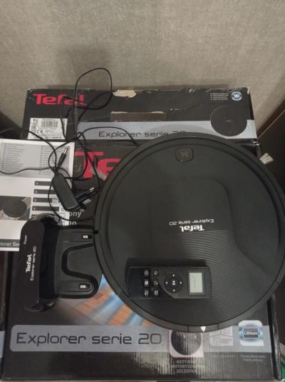Лот: 19225165. Фото: 1. Робот пылесос Tefal. Полностью... Пылесосы, паровые швабры