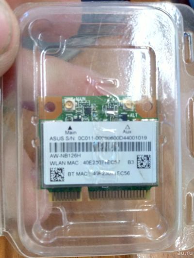 Лот: 16314464. Фото: 1. Wifi модуль AW-NB126H в ноутбук. Платы расширения, контроллеры, доп. порты