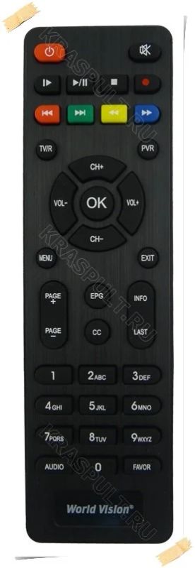 Лот: 15907128. Фото: 1. Пульт WORLD VISION T62D, T62M... Пульты ДУ