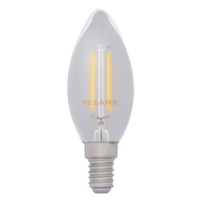 Лот: 24511464. Фото: 1. Лампы филаментные Rexant CN35... Лампочки