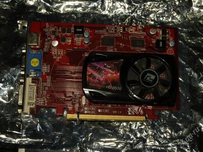 Лот: 3556545. Фото: 1. PowerColor Radeon HD 6570 1GB. Видеокарты