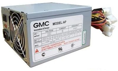 Лот: 15675073. Фото: 1. Блок питания ATX GMC AP-350X 350Ватт... Корпуса, блоки питания