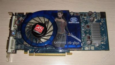 Лот: 1235411. Фото: 1. Sapphire Radeon HD 3850 256Mb... Видеокарты