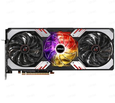 Лот: 18803893. Фото: 1. Видеокарта ASRock AMD Radeon RX... Видеокарты