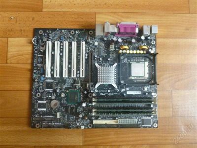 Лот: 2449508. Фото: 1. Мат.плата с процессором pentium4... Материнские платы