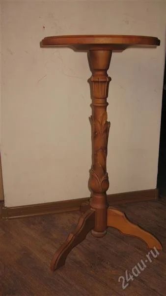 Лот: 976910. Фото: 1. Подставка деревянная резная. Другое (мебель)