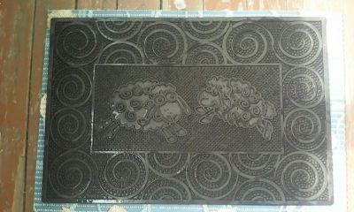 Лот: 9891050. Фото: 1. Коврик резиновый овечки. Ковры