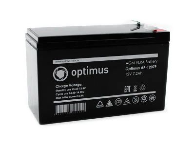 Лот: 20036477. Фото: 1. Аккумулятор Optimus AP-1207P... ИБП, аккумуляторы для ИБП