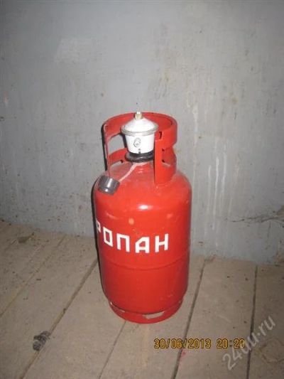 Лот: 2941312. Фото: 1. баллон пропан 12л. Баллоны, газ в баллонах