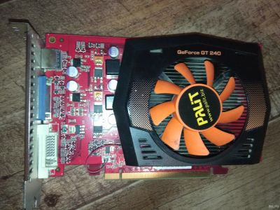 Лот: 13120015. Фото: 1. Видеокарта Palit Geforce GT 240... Видеокарты
