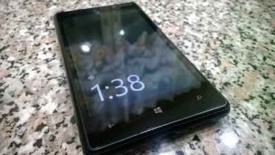 Лот: 3182500. Фото: 1. Nokia Lumia 820 чёрный, полный... Смартфоны