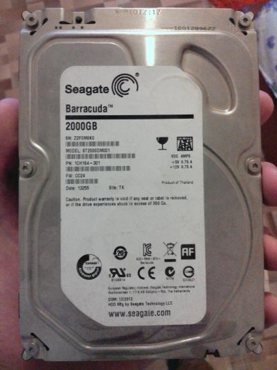 Лот: 8731120. Фото: 1. Seagate Barracuda ST2000DM001... Жёсткие диски