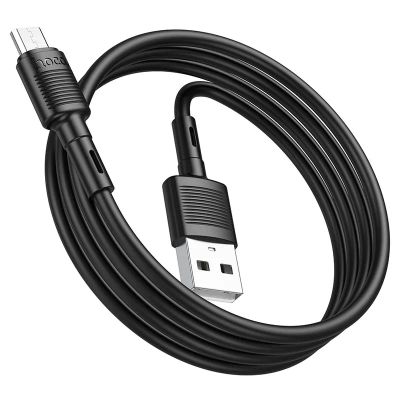 Лот: 20256920. Фото: 1. Кабель MicroUSB(m) - USB(m) HOCO... Дата-кабели, переходники