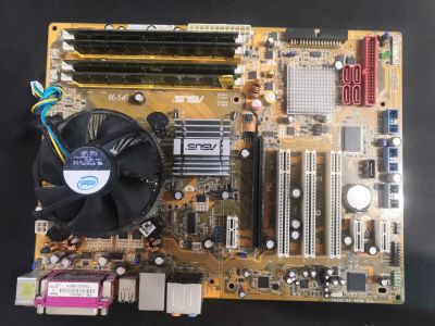 Лот: 16944857. Фото: 1. Core 2 duo, Asus p5b, 6 гб ddr2... Комплекты запчастей