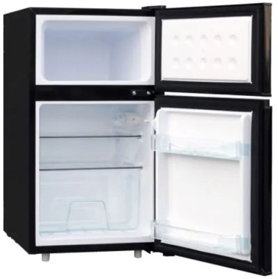Лот: 24584746. Фото: 1. Холодильник Tesler RCT-100 Black. Холодильники, морозильные камеры
