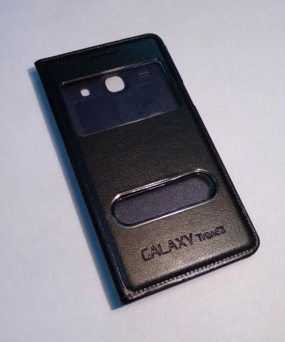 Лот: 4700169. Фото: 1. Чехол-обложка с окошком для Samsung... Чехлы, бамперы