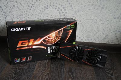 Лот: 17503477. Фото: 1. Geforce Gigabyte GTX 1060 G1 Gaming... Видеокарты