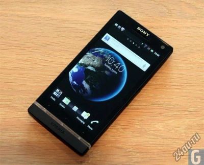 Лот: 4967805. Фото: 1. Sony Xperia S чёрный 32 Гб [комплект... Смартфоны