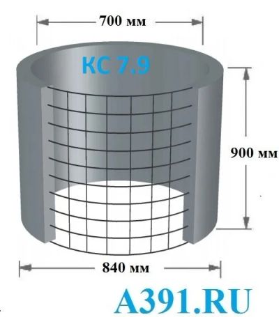 Лот: 6650570. Фото: 1. Кольца для септика (ЖБИ) - КС7-9. ЖБИ