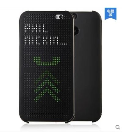 Лот: 5374513. Фото: 1. HTC Dot View M8 + 2 пленки на... Чехлы, бамперы