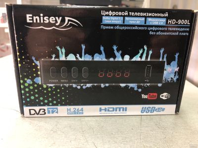 Лот: 3119263. Фото: 1. Ресивер DVB T2 Енисей hd 900L. Медиаплееры