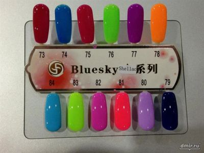 Лот: 6812689. Фото: 1. гель лак , шеллак , Blusky , шеллак... Лак для ногтей