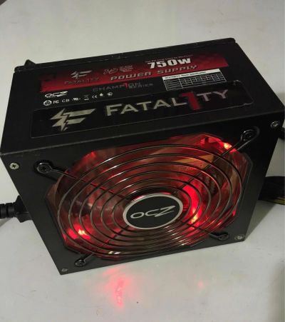 Лот: 13009743. Фото: 1. Блок питания OCZ 750W Fatal1ty... Корпуса, блоки питания