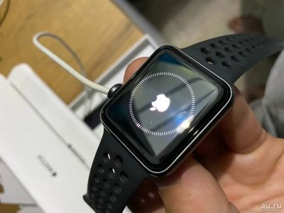 Лот: 18073510. Фото: 1. apple watch 3 38mm black. Смарт-часы, фитнес-браслеты, аксессуары