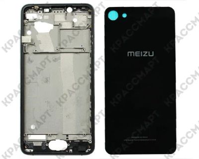 Лот: 11837246. Фото: 1. Корпус Meizu U10 - Чёрный. Корпуса, клавиатуры, кнопки