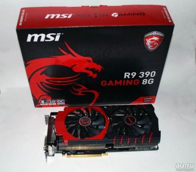 Лот: 12029101. Фото: 1. Видеокарта MSI AMD Radeon R9 390... Видеокарты