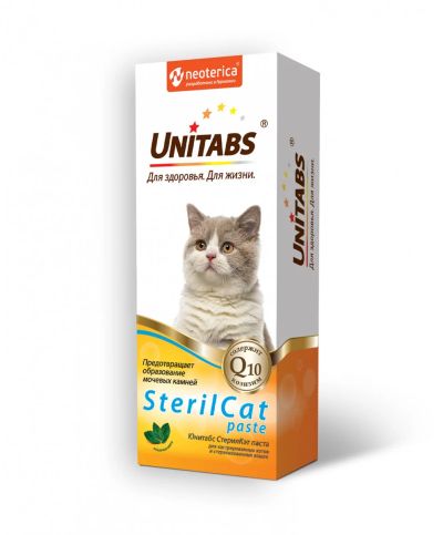 Лот: 11667349. Фото: 1. Паста витаминная для кошек Unitabs... Косметика для животных