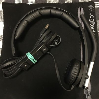 Лот: 15254631. Фото: 1. моно гарнитура Logitech USB. Акустические системы
