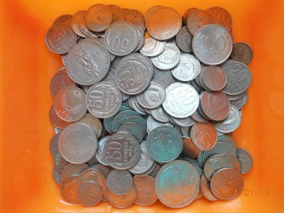 Лот: 17082759. Фото: 1. монеты ссср 1 кг лотом - 350 руб. Россия и СССР 1917-1991 года