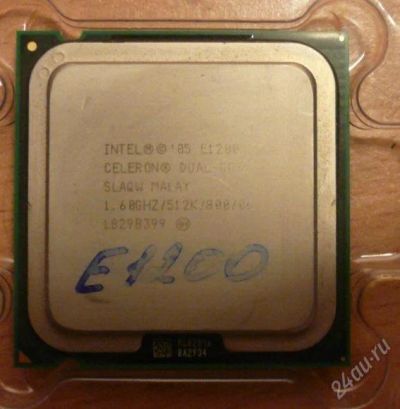 Лот: 147291. Фото: 1. Celeron E1200 Socket 775. 2х1600... Процессоры