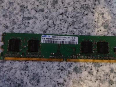 Лот: 6512079. Фото: 1. Память DDR2 256Mb Samsung PC4200... Оперативная память