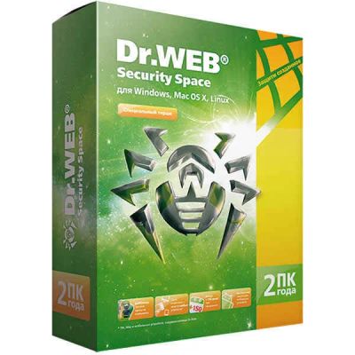Лот: 6341989. Фото: 1. Антивирус Dr. WEB Security Space... Системные